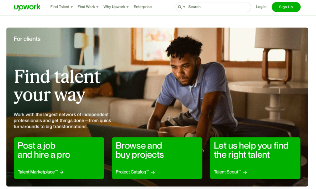 Upwork freelancer marketplace