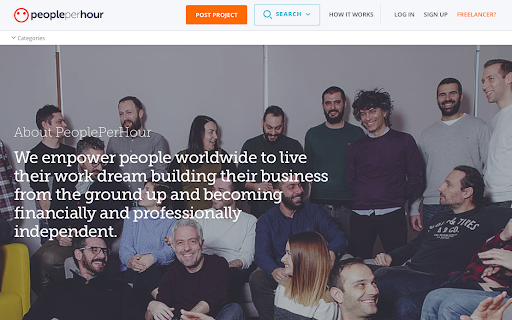 PeoplePerHour Freelancing Website