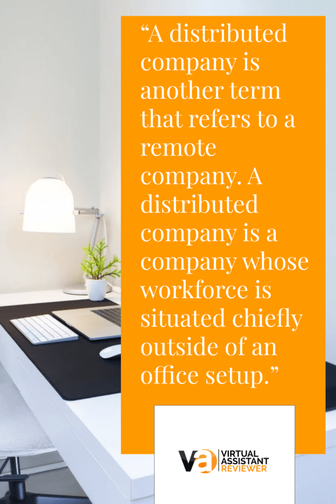 Distributed Company Definition