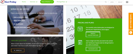 Get Friday Virtual Assistant Business Support Services