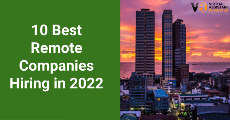 10 Best Remote Companies Hiring In 2022