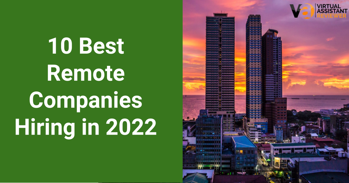 10 Best Remote Companies Hiring in 2022