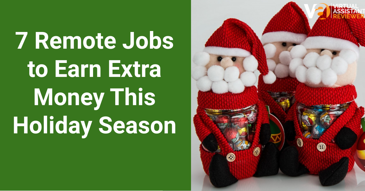 7 Remote Jobs to Earn Extra Money This Holiday Season
