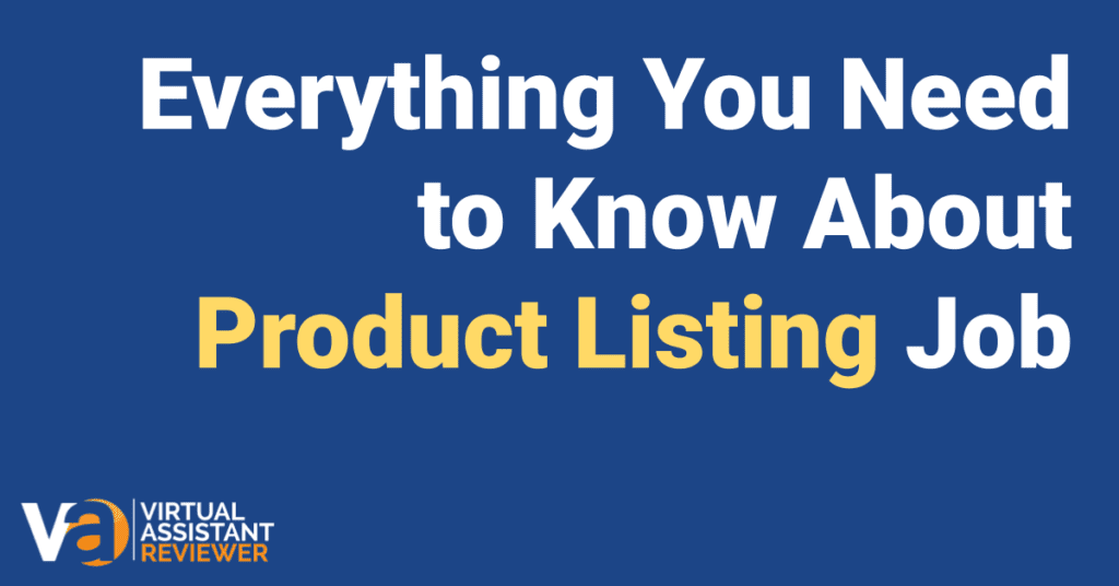 Everything You Need to Know About Product Listing Job